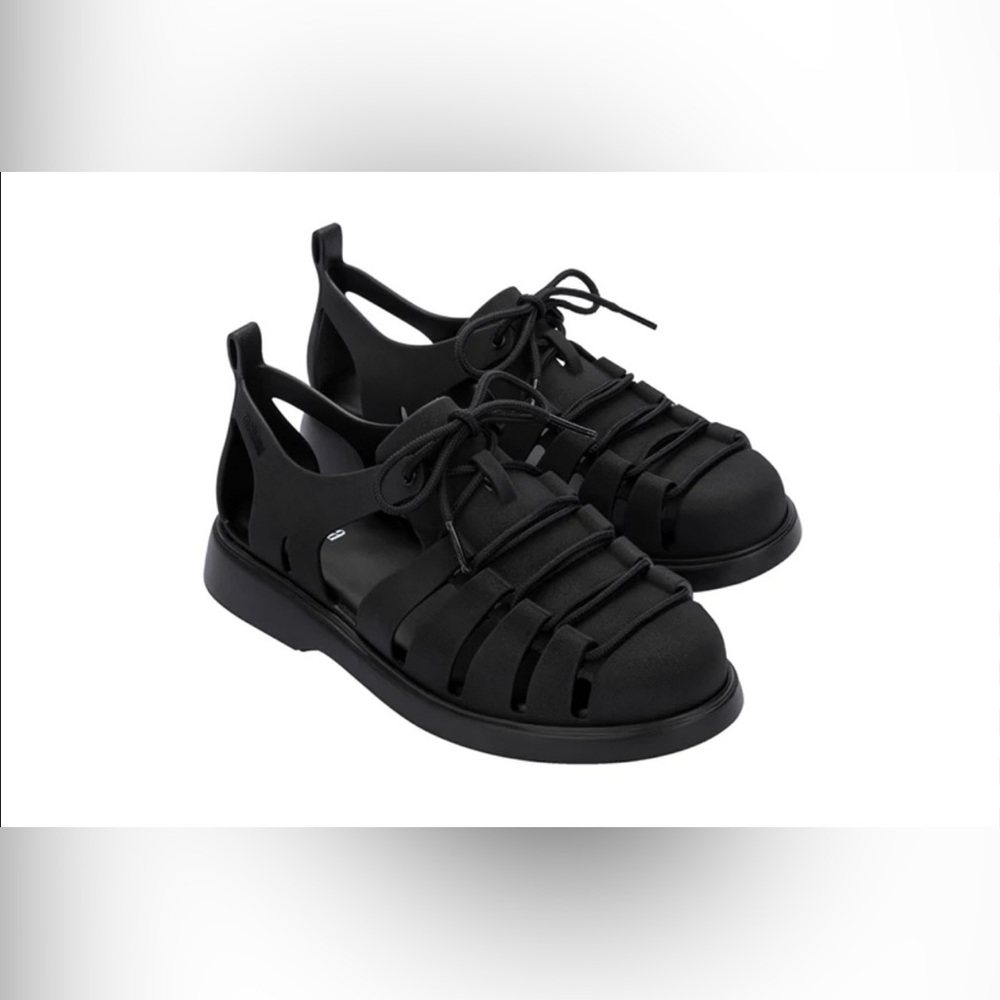 Melissa Black  casual  women’s Lace-Up Sandals size 5